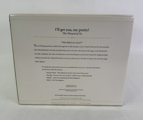 Hallmark Keepsake Magic Wizard of Oz - I’ll Get You My Pretty - 2006 - NIB - Picture 4 of 4