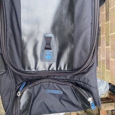 Timberland Wheeled Duffel Bag Large Suitcase Rolling Upright Black Grey Travel