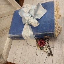 Handmade Junk Journal approx 88 pages front to back Custom made Recyle/Upcycle