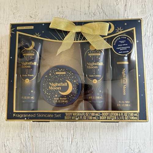 Nightfall Moon Shine profumo brillante cura della pelle confezione regalo set lozione corpo burro - Foto 1 di 8