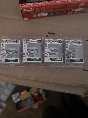 TMNT SDCC Funko Bitty Pop Common Set 12 pcs LE 4000 Teenage Mutant Ninjs Turtles - Picture 2 of 4