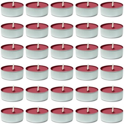 DecorRack 30 Tealight Candles, Strawberry Scented, Pleasant Fragrance Candle