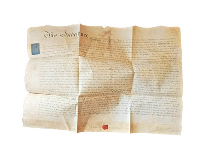 George III Vellum Indenture Document: 1814 Marks & Patteson Norwich Norfolk