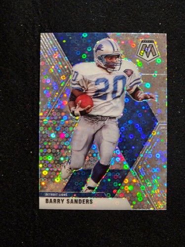 Barry Sanders 2025 Panini Mosaic No Huddle Silver Prizm #76 Detroit Lions