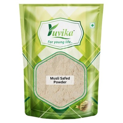 Musli Safed Powder Chlorophytum Borivilianum White Musli Shwet Muslie Herb