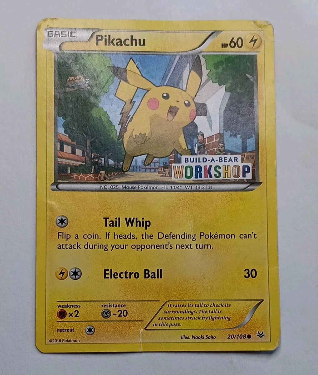 【激レア】ピカチュウ　プロモ　built a bearコラボ　英語版 Build-A-Bear Workshop Trading Card Games for sale - eBay
