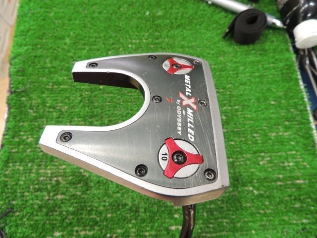 Odyssey Metal X Milled Versa 7 Putter 35 Inch Steel Golf Club