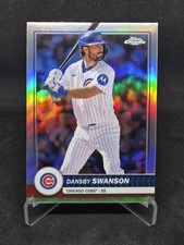 2026 Topps The Flagship Collection Dansby Swanson Chrome Refractor #71🔥Cubs