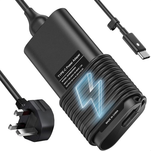 130W USB C Laptop Charger for Dell XPS 15 Charger 9500 9510 9520 9530 9575 2in1 - 第 1/7 張圖片