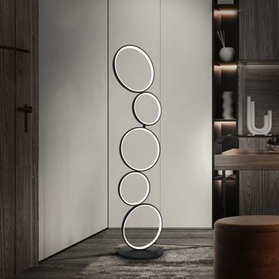 Modern Floor Lamp for Bedroom, 3 Way Bright Dimmable Corner Floor lamp with 5...