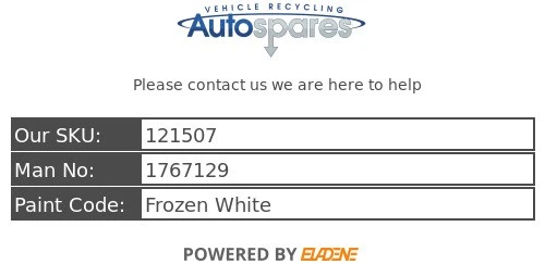 FORD FOCUS MK3 C346 2013 SAFETY RESTRAINT SYSTEM MODULE 1767129 - Image 4 of 4