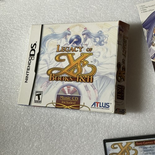 Legacy of Ys Books I & II Nintendo Ds Launch Edition NTSC USA VGC Rare Used - Picture 9 of 24