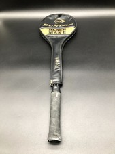 Dunlop Black Max II Vibrotech Squash Racket Black With Original Cover Bag Rare