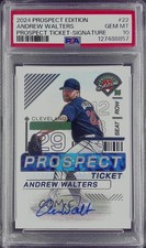 2024 Prospect Edition Holo Signatures Andrew Walters #22 PSA 10 GEM MT Auto 8d2