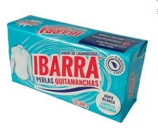 4X Ibarra Laundry Soap Bars ( Jabon De Barra Quitamanchas ) 4 Bars Of 300g Each
