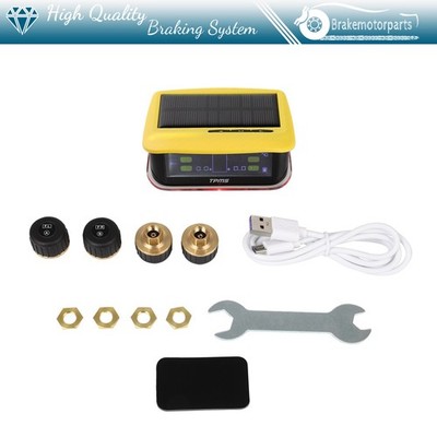 RV Tire Pressure Sensor 1 PC TPMS Solar Monitor 4PC Sensors W/Alarm Modes YE