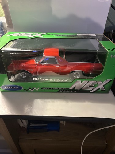 1970 Chevy El Camino Maßstab 1:18 Diecast Modellauto Ertl American Muscle rot DWK162 - Bild 2 von 6