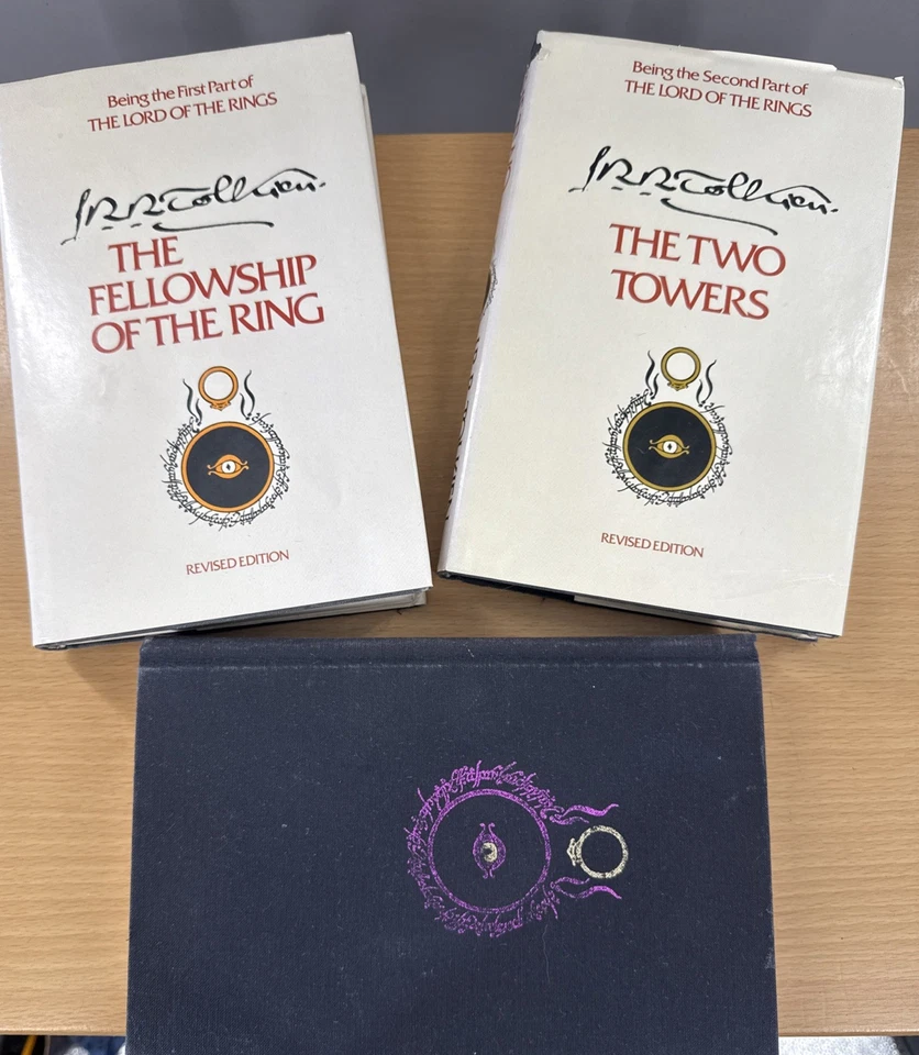 LORD OF THE RINGS Box Set Books Houghton 1978 Second Edition J.R.R. TOLKIEN Foto 4 de 4