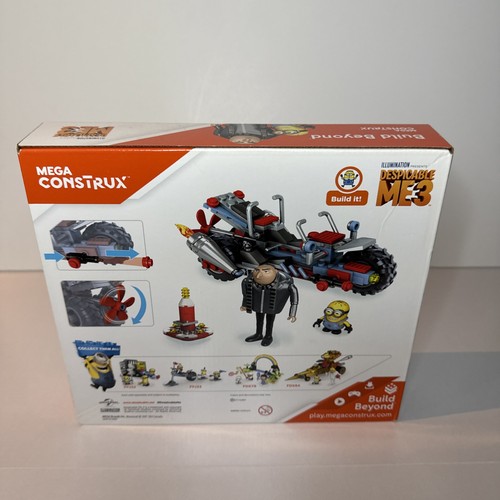 Mega Construx FDX82 DESPICABLE ME 3 GRUS WATER MOTORBIKE Building Set MINIONS - Picture 2 of 7