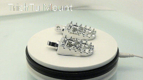 MX Style Wide Foot Pegs Rests Pedals fit for Harley Dyna Softail Sportster XL883 - Imagen 2 de 19