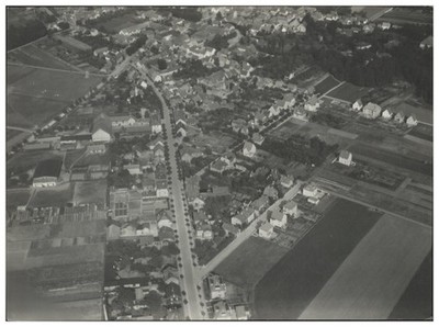 ZZ-3190/Vieselbach-Erfurt Photo Aerial Photo 18 x 13 cm approx. 1938