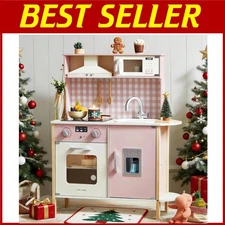 Kids Chef Pretend Play Set with Toy Food & Utensils