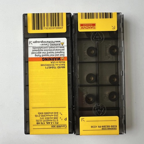 SANDVIK / R300-0828M-PH 4330 /  Original genuine CNC alloy blade 10 Pcs - Picture 1 of 5