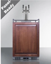 Summit 24" Wide Built In Triple Kegerator, Panel Ready, SBC682PNRTRIPLE