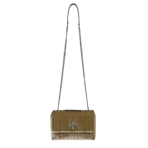 TORY BURCH Kira Small Convertible Quilted Velvet Shoulder Bag - Picture 2 of 15