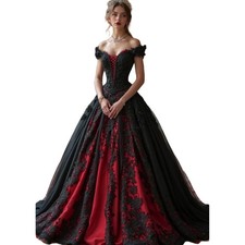 Princess Vintage Prom Dress Lace Appliques Renaissance Medieval Evening Gown
