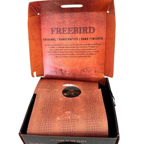 ¡NUEVO! Botas de cuero Freebird Pendleton negras envejecidas artesanales para hombre - EE. UU. 12 - Imagen 12 de 14