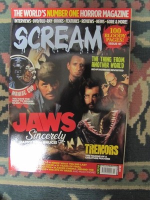 Scream 91  Jaws, The Thing & Tremors   BRAND NEW