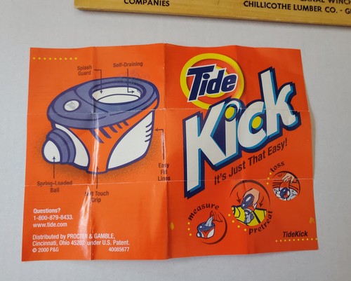 Tide Kick Roller Ball Liquid Laundry Detergent Dispenser Spot Pretreat 2000 - Picture 9 of 10