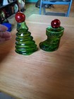 Lot Of 2 Vintage Avon Chridtmas Bottles Still Full 1970s  Great Shape Tree... — photo 4