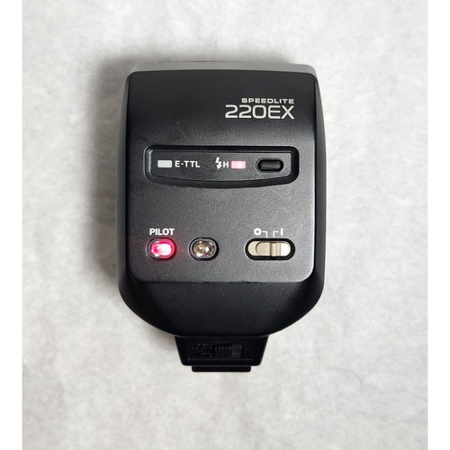 Canon Speedlite 220EX TTL Blitzgerät zur Montage in Blitzschuh getestet mit Tasche gebraucht - Bild 3 von 7