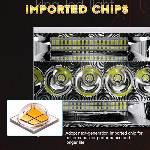 2pcs 7x6" Led Headlights For International 4700 4800 8100 9900 9900I 9200 9400 - Picture 8 of 12