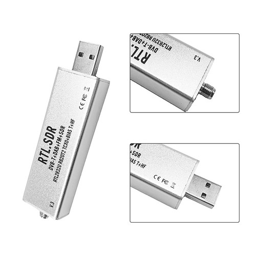 Temperature Compensated Full BandS RTLSDR Receiver USB Software Receiver - Photo 4/10