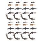 80 Pcs Halloween Decorations Pumpkin Stems for Crafts DIY Accessories