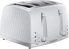 Russell Hobbs Honeycomb 4 Slice Toaster (Independent & Extra Wide Slots with Hi