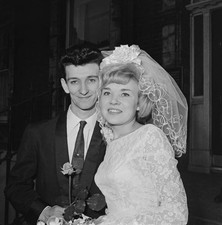Singer Dickie Pride Tricia Arkell on their wedding day March 23rd 1962 Photo