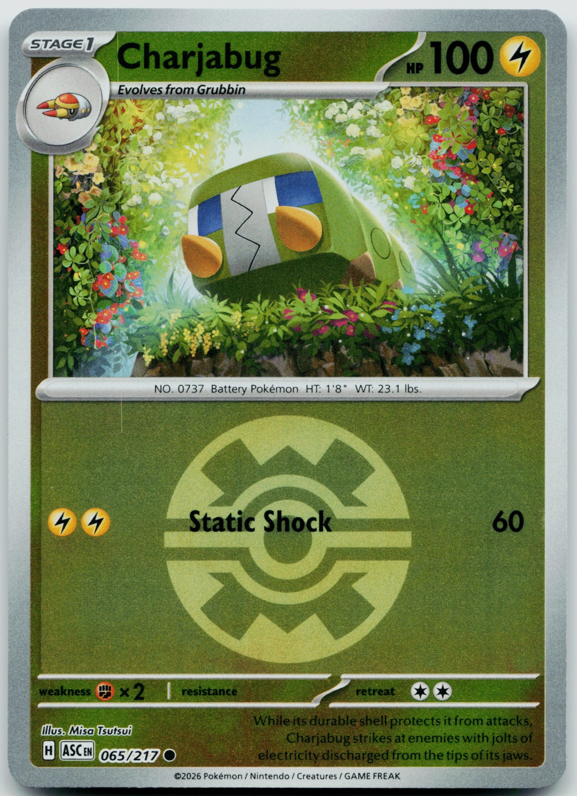 Charmander (Quick Ball) #020/217 Common,Reverse Holo ME: Ascended Heroes - NM