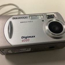 Preowned Samsung Digimax 401 4.0MP Digital Camera Silver Tested Free Ship