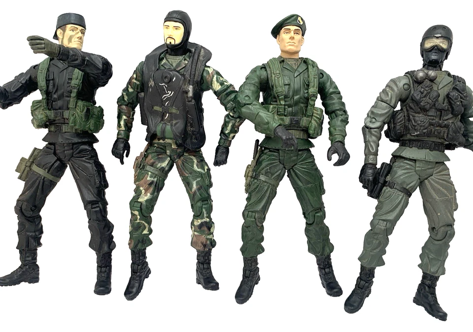 Fuerzas Especiales 1:12 Militar 6" Figura de Acción Resaurus 2000 Lote-4 Francotirador Urbano Foto 3 de 4