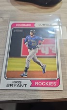 2023 Topps Heritage - 1974 Topps Baseball Oversized Boxtopper Kris Bryant #OB-KB