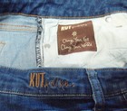 Women's KUT FROM THE KLOTH Stretch Mid Rise Straight Leg Denim Jeans Size 14 — photo 9