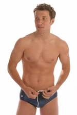 New Speedo Men's 100% Nylon Water Polo Swim Race Brief Navy 38" 704036
