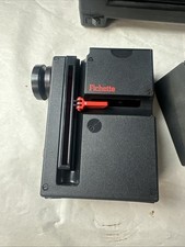 Vintage Fichette MicroFilm Projector With Case UNTESTED.