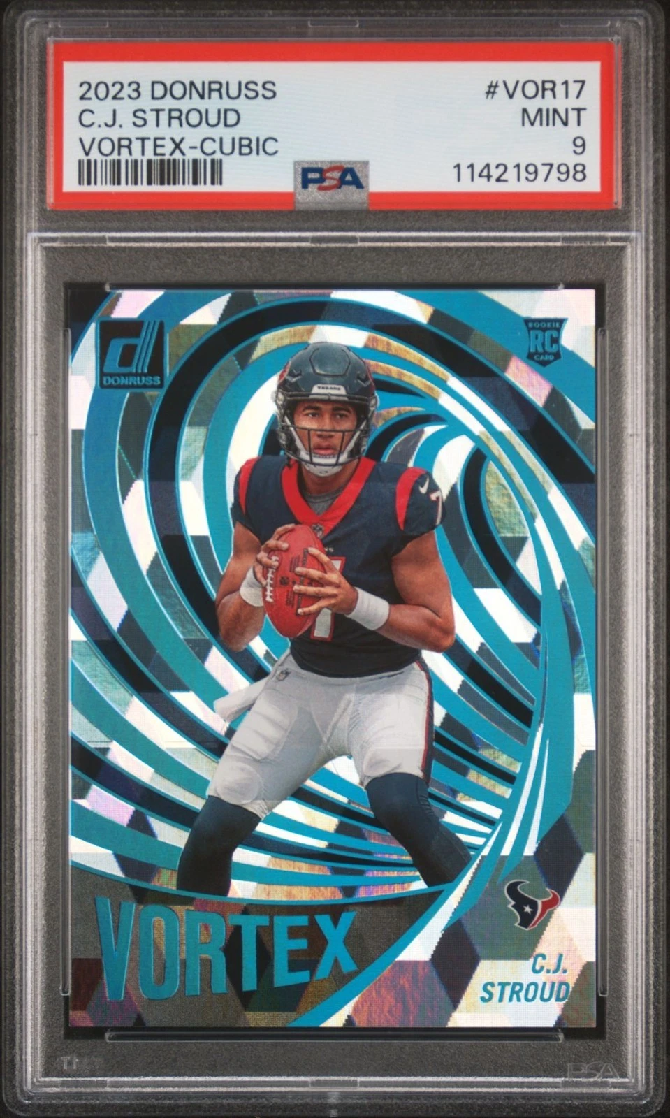 CJ Stroud Panini Donruss Vortex #VOR17 Cubic