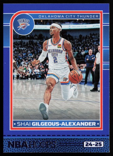 Shai Gilgeous-Alexander 2024-25 Hoops #126 Oklahoma City Thunder Blue - Picture 1 of 2
