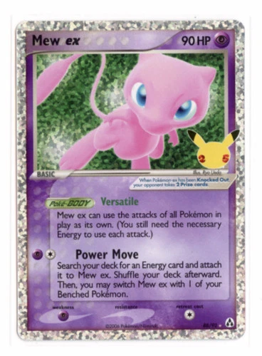 Mew ex 88/92 Classic Collection Holo Celebrations: Classic Collection Pokemon